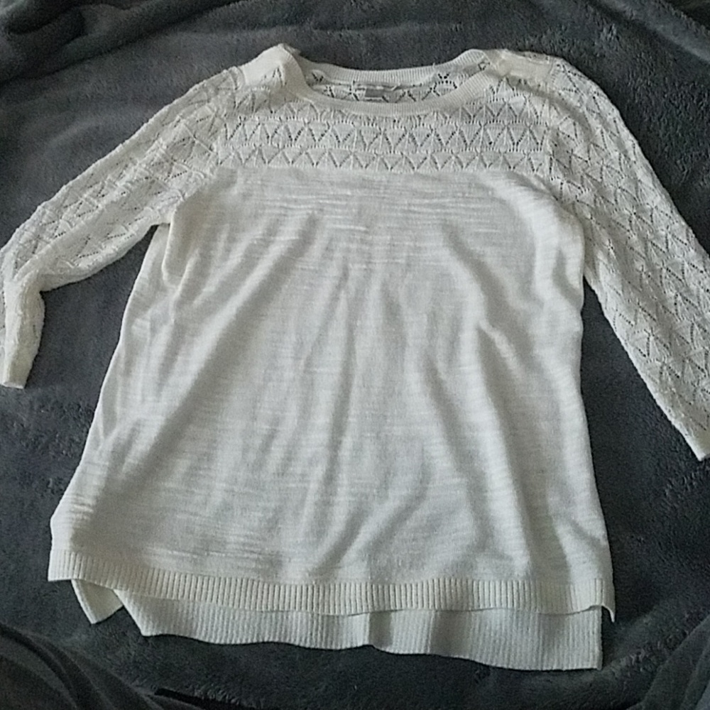 Christopher Banks white sweater